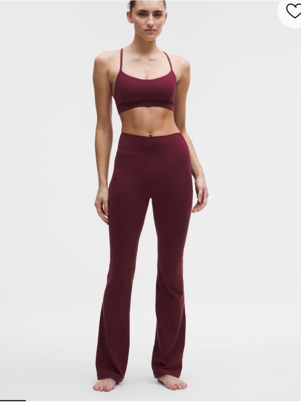 lululemon Groove No Line HR Flared Pant *Heart BBAY 6